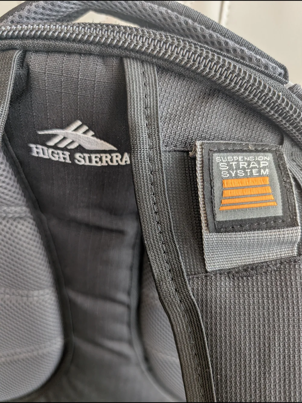 High Sierra Black Unisex Durable Everyday Laptop Backpack w/ Zip Up Pockets